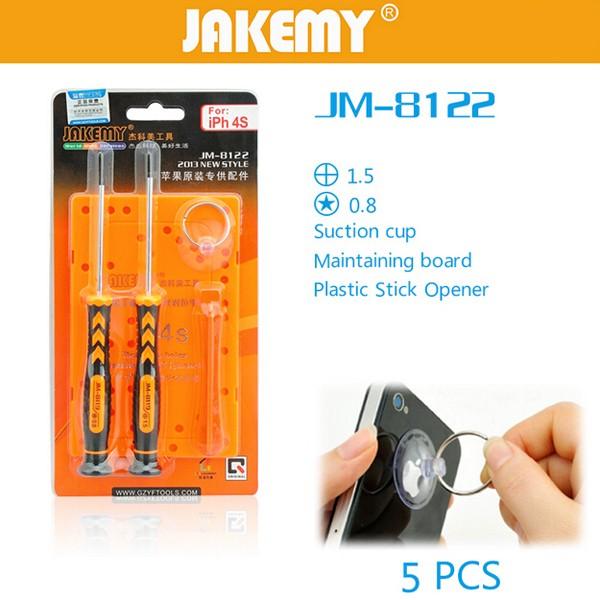 JAKEMY JM-8122 5 in 1 Repair Tools Iphone Holes Matching Board Kit for iPhone 4S