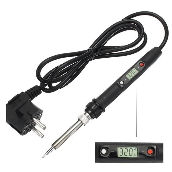 936H 80W LCD Digital Thermostat Adjustable Lead Free Electric Soldering Iron Mini Soldering Station LCD Digital Thermostat Adjustable Lead Free Electric Soldering Iron ESD Mini Soldering Station EU/US