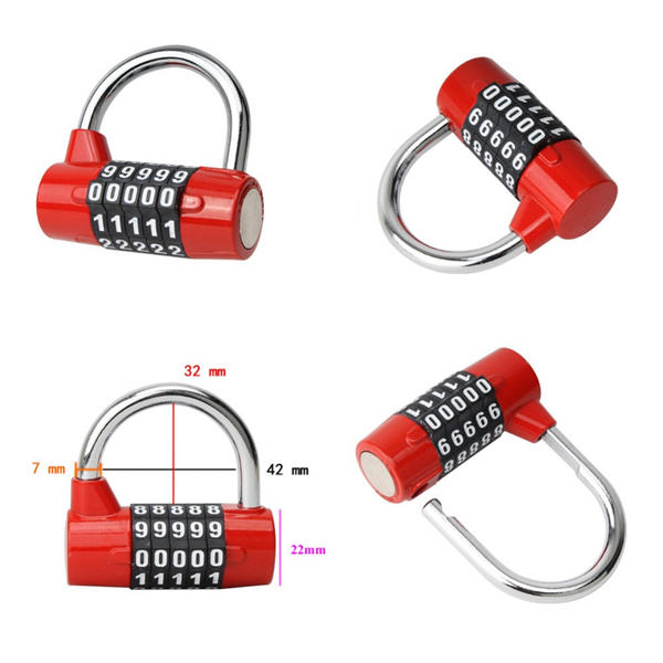4 or 5 Digit Security Lock Practical Travel Bag Luggage Padlock Combination Lock