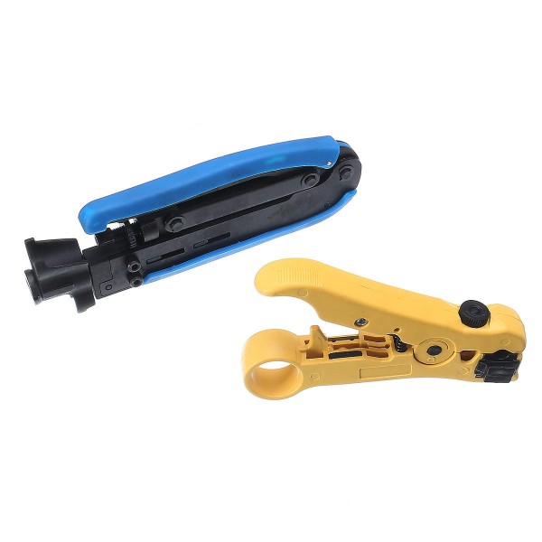 Coaxial Cable Stripping Plier Squeeze Pliers Crimper Adjustable RG59 RG6 RG11